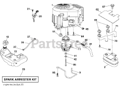 Poulan Pro PB 23H48 YT (960420109-00) - Poulan Pro Lawn Tractor (2009-12)