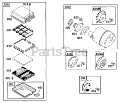 Briggs & Stratton 90202-0100-01 - Briggs & Stratton Horizontal Engine