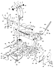 MTD 31345-9 - MTD Snow Thrower (1989)