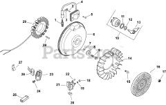 Kohler CH15-44505 - Kohler Command PRO Single Engine, Basic Version, 15hp, 11.2kW Ignition/Electrical 5-27-148