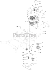 Toro 74465 (HD 2000) - Toro 48" Titan Zero-Turn Mower (SN: 400000000 - 403350971) Engine Assembly