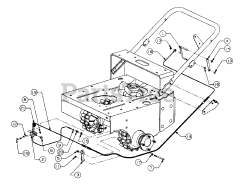 Cub Cadet 5416 R (553C562K100) - Cub Cadet Walk-Behind Mower (SN: 457900 - 460859) Transmission Manual Release Cable