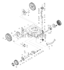 White Outdoor 12AD565E790 - White Outdoor 21" Walk-Behind Mower (2005) Deck