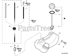 Echo SRM-210 - Echo String Trimmer (SN: S80313001001 - S80313999999) Fuel System
