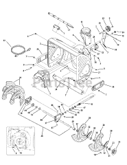 MTD 31AH5ZLH704 - MTD Gold Snow Thrower (2008)
