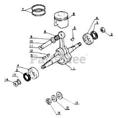 Echo CS-301 - Echo Chainsaw (Original Version) Crankshaft, Piston