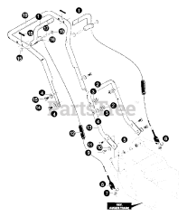 Echo ST-8027 - Echo Snow Thrower Handles, Clutch Levers, Clutch Cables