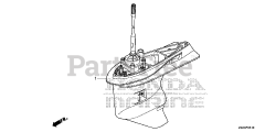 Honda BF250 A XXCA (BBJJ) - Honda Marine Engine, Made in Japan (SN: BBJJ-8000001 - BBJJ-9999999) GEAR CASE ASSY.