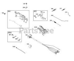 Briggs & Stratton 386447-3332-G1 - Briggs & Stratton Horizontal Engine