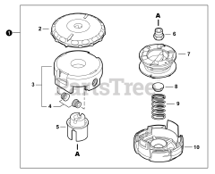 Echo GT-225 SF - Echo String Trimmer (SN: U74314001001 - U74314999999) Trimmer Head - SPEED-FEED? 400