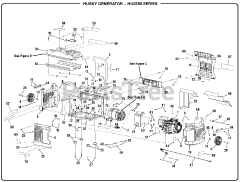 Husky HU 2250 - Husky Portable Generator General Assembly
