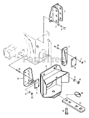 Simplicity 9518 (2097355) - Simplicity Compact Tractor, Diesel Drawbar Group (3486I64)