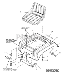 Simplicity 7018 H (1690366) - Simplicity Garden Tractor, 18hp Seat &amp; Deck Group (7012, 7016 &amp; 7018)