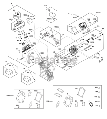 Briggs & Stratton 61G277-0034-J1 - Briggs & Stratton Horizontal Engine