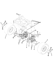 Cub Cadet RZT-50 VT (17VK2ACP010) - Cub Cadet 50" RZT Zero-Turn Mower, Briggs & Stratton (2009)