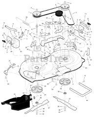 Murray 40542C - Murray 40" Lawn Tractor (1998) Mower Housing
