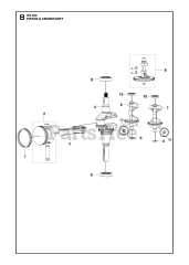 Husqvarna 593230401 - Husqvarna Engine (2021-01) PISTON &amp; CRANKSHAFT
