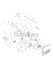 Cub Cadet i1050 (17AF9BKP009) - Cub Cadet 50" Zero-Turn Mower (2008 - 2010) Engine Mounting &amp; Connection