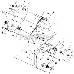 White Outdoor RB-310 (218-031-190) - White Outdoor Roto Boss Tiller (1988)