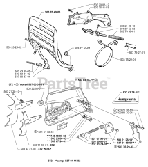 Husqvarna 362 SPECIAL - Husqvarna Chainsaw (1999-11) Chainbrake