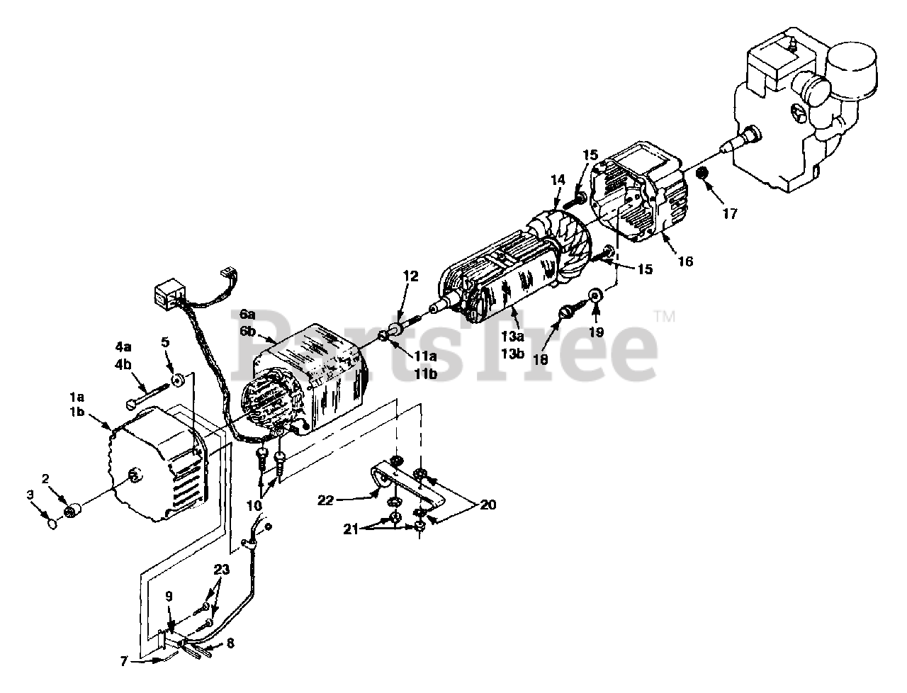 Homelite LRIE 5500 (UT03778) Homelite Generator Generator End Parts