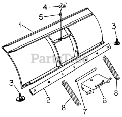 Cub Cadet Accessory - Cub Cadet 42" Blade for 424 42 Inch Blade