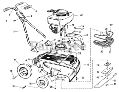 Lawn-Boy 6200 - Lawn-Boy Walk-Behind Mower (SN: 800000001 - 899999999) (1958) Models 5200 And 7200 Mowers