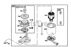 Briggs & Stratton 12E802-1135-03 - Briggs & Stratton Vertical Engine