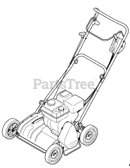 Craftsman 247.282820 (16CG5AMQ099) - Craftsman Lawn Dethatcher (2009) (Sears)