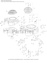 Kohler ECV730-3019 - Kohler Command PRO EFI Engine, Made for Dixie Chopper, 23hp, 17.2kW 06 Blower Housing