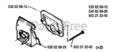 Husqvarna 36 - Husqvarna Chainsaw (1994-05) Muffler (S/N 138 3006)