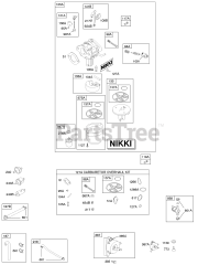 Briggs & Stratton 31P877-0118-E1 - Briggs & Stratton Vertical Engine Carburetor, Fuel Supply, Kit - Carburetor Overhaul