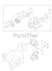 Toro 72028 (7500-D) - Toro 60" Z Master Zero-Turn Mower, Rear-Discharge Deck (SN: 416262337 - 416288793) Generator Assembly