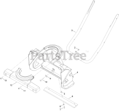 Toro 38473 (518 ZE) - Toro 18" Power Clear Snow Thrower (SN: 316000001 - 316999999) (2016) Auger Housing Assembly