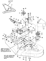 AGCO 1813 H (1691508) - AGCO 42" Garden Tractor, 12.5hp 42" &amp; 48" Clutch &amp; Support Group