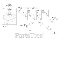 Briggs & Stratton 203437-0110-E9 - Briggs & Stratton Horizontal Engine Fuel Supply
