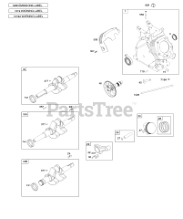 Briggs & Stratton 19L237-0322-F1 - Briggs & Stratton Horizontal Engine