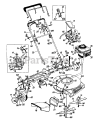 Wizard 93-5159-4 (126-148L098) - Wizard Walk-Behind Mower (1996) (Western Auto)