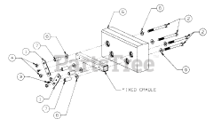 Cub Cadet 5416 R (553C562K100) - Cub Cadet Walk-Behind Mower (SN: 457900 - 460859) Weight Assembly