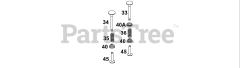 Briggs & Stratton 137202-1114-E2 - Briggs & Stratton Horizontal Engine Valve Group