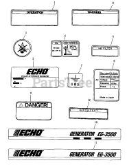 Echo EG-3500 - Echo Generator (SN: 02738 - 99999)