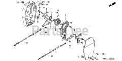 Honda BF130 A2 XA (BZBE) - Honda Marine Engine, Made in Japan (SN: BZBE-1300001 - BZBE-1400000) INNER HOUSING