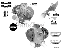 Echo WP-1000 - Echo Water Pump (Type 1E) (USA SN: 501001 - 599999) (CAN SN: 01001-99999)
