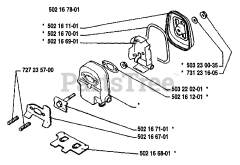Husqvarna 22 RL - Husqvarna String Trimmer (1989-09) Muffler