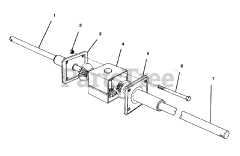 Toro 70040 (8-25) - Toro Rear-Engine Riding Mower (SN: 079000001 - 079000578) (1997) Differential Assembly