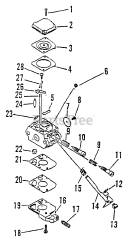 Lesco LST-2100 - Lesco String Trimmer (SN: 001001 - 003000)