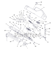 Ariens 891008 - Ariens Peco 2-Bag Bagger (SN: 000101 - 001999)