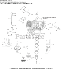 Kohler CV750-3005 - Kohler Command PRO Engine, Basic Version, 27hp, 20.1kW 02 CrankCase