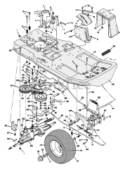 Murray 30565A - Murray 30" Rear-Engine Riding Mower (1997) Motion Drive