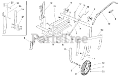 Simplicity M - Simplicity Two-Wheeled Tractor, 3hp
